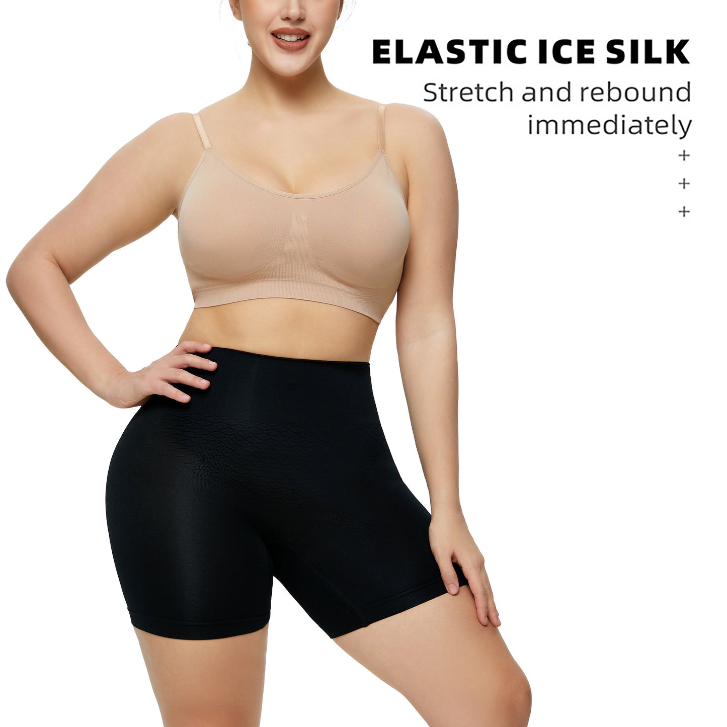 Slim Bodysuit for Women Summer Thin Belly Contraction Butt-Lift Underwear Powerful Postpartum High-Waist Sculpting Pants Corset Hip Fake Butt Bodybuilding Safety Pants