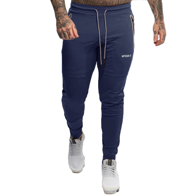 Muscle Fitness New Fitness Running Training Pants Men's Sports Outdoor Casual Pants Fashion Trend Pants