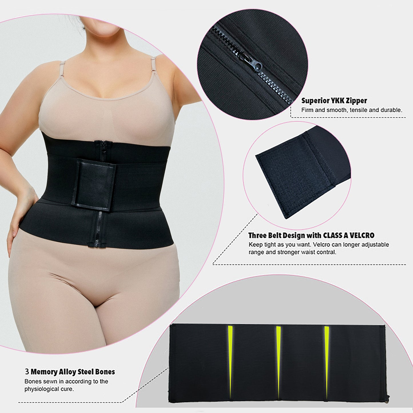 Slim Bodysuit for Women Slim Bodysuit for Women plus Size Girdle Belt Female Belly-Flattening Tool Postpartum Waist-Slimming Strong Girdle Belly Band Waist Trainer