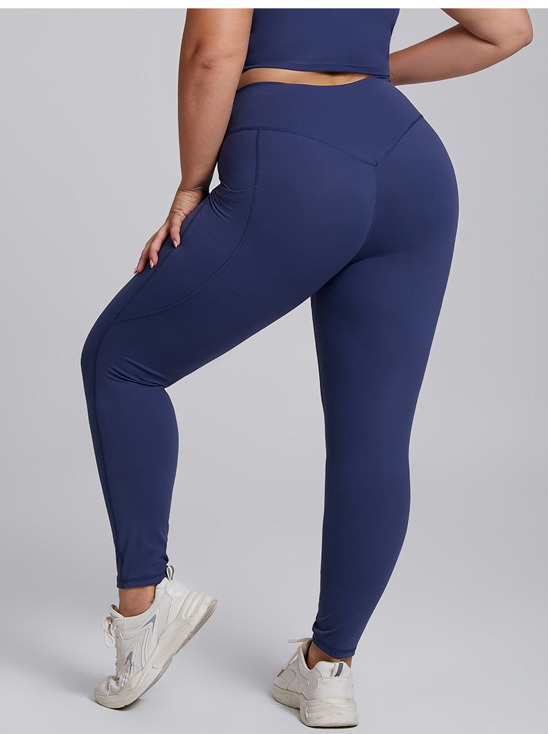 Leggings for Women Sexy plus Size Yoga Wear Suit Women's Tight Sportswear Two-Piece Bra Yoga Pants