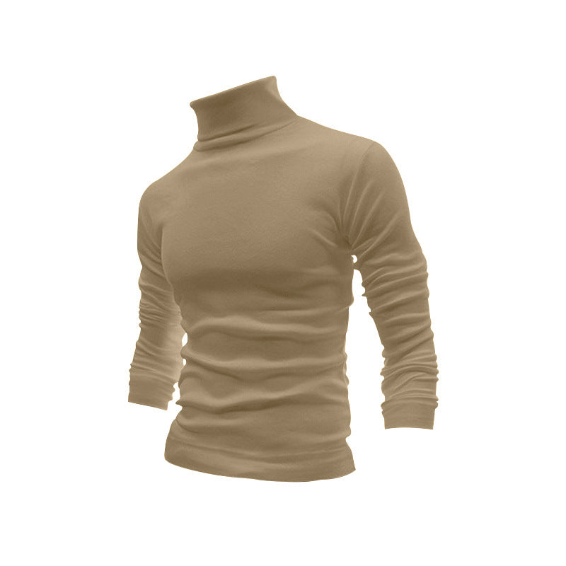 Men's Mock Turtleneck Sweater Long Sleeve Slim Fit Lightweight Soft Casual Pullover Stretch Knit Top