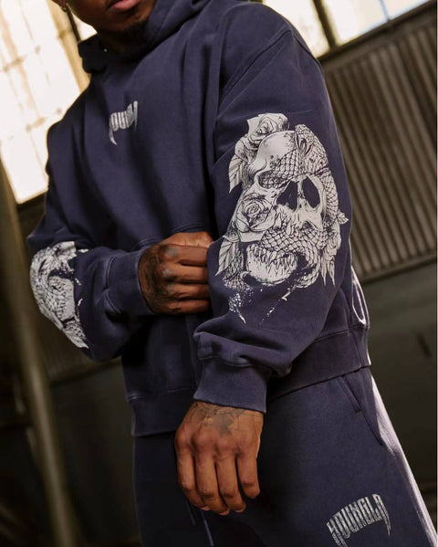 Youngla American Style Retro Fashion Brand Men's Hooded Sweater Autumn and Winter New Sports and Fitness Running Training Hoodie