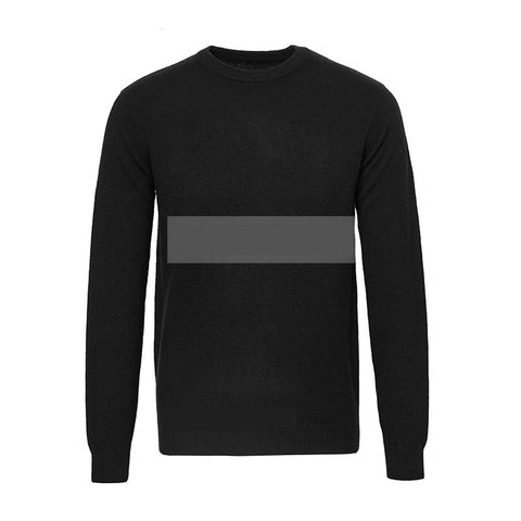 Men's Sweater 100% Pure Cardigan Autumn Winter Crew Neck Sweater Men's Thermal Base Layer