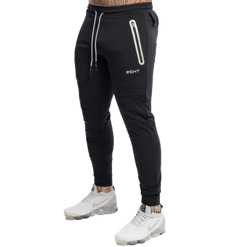 Muscle Fitness New Fitness Running Training Pants Men's Sports Outdoor Casual Pants Fashion Trend Pants