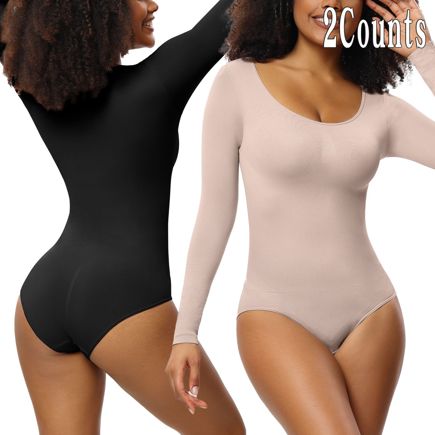 Slimming Bodysuit for Women Slimming Bodysuit for Women Bodysuit Women Bottoming Shirt Long Sleeve Corset Romper Underwear Body Shaper Seamless One-Piece Corset