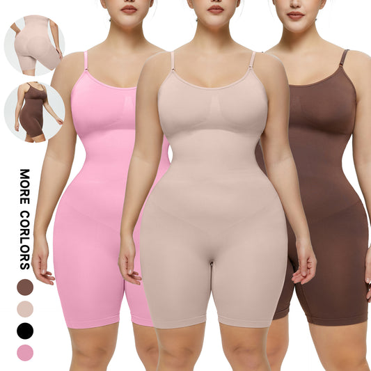 Slim Bodysuit for Women Slim Bodysuit for Women plus Size Postpartum Hip Lifting Seamless Shapewear Women's Corset Full Body Sling Belly Contraction Bodybuilding One-Piece Underwear