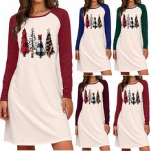 Women's Spring Summer Waffle Knit Crew Neck Patchwork Pullover Long Sleeve T-Shirt Casual Loose Top