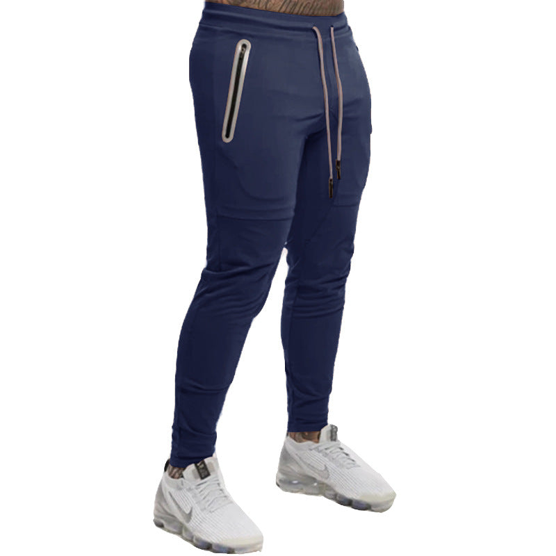 Muscle Fitness New Fitness Running Training Pants Men's Sports Outdoor Casual Pants Fashion Trend Pants