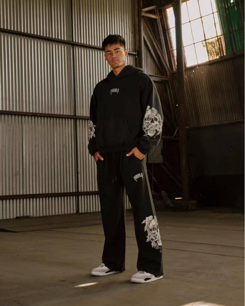 Youngla American Style Retro Fashion Brand Men's Hooded Sweater Autumn and Winter New Sports and Fitness Running Training Hoodie