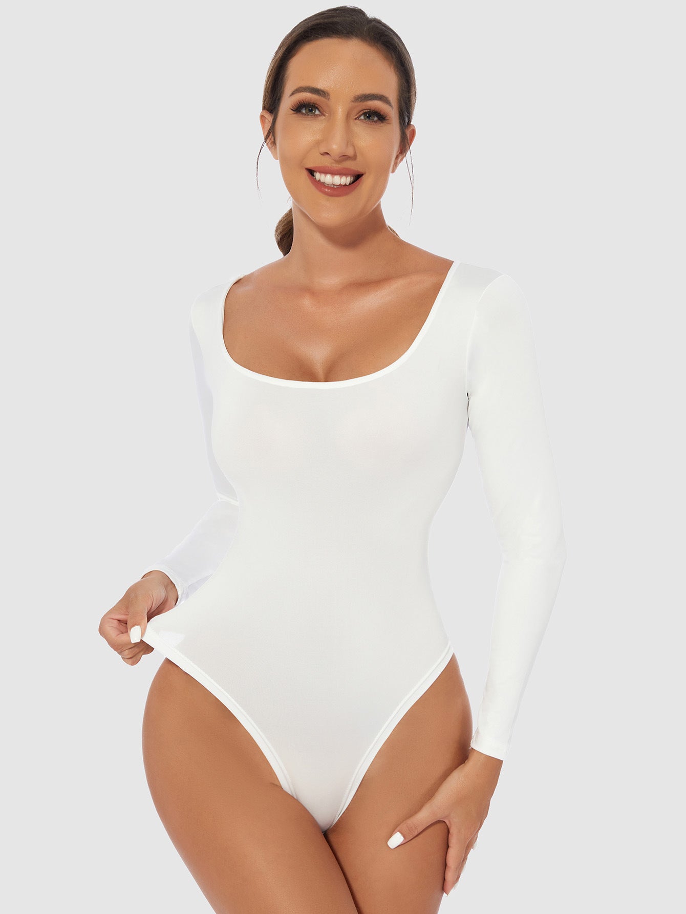 Slim Bodysuit for Women Slim Bodysuit for Women plus Size Women's Slim Bottoming Shirt T-shirt Long Sleeve Women's Jumpsuit Bodysuit Women's Shirt