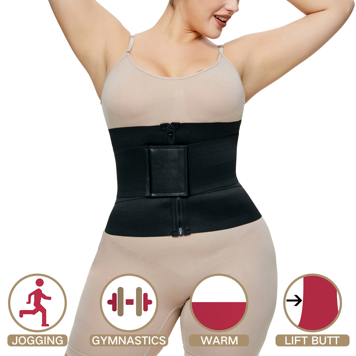 Slim Bodysuit for Women Slim Bodysuit for Women plus Size Girdle Belt Female Belly-Flattening Tool Postpartum Waist-Slimming Strong Girdle Belly Band Waist Trainer