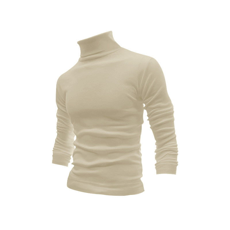 Men's Mock Turtleneck Sweater Long Sleeve Slim Fit Lightweight Soft Casual Pullover Stretch Knit Top