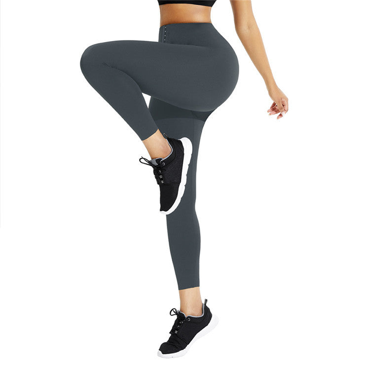 Slim Bodysuit for Women Slim Bodysuit for Women plus Size High Top Sports Belly Tight Pants Outer Wear Breasted Corset Bottoming Shark Pants Leggings