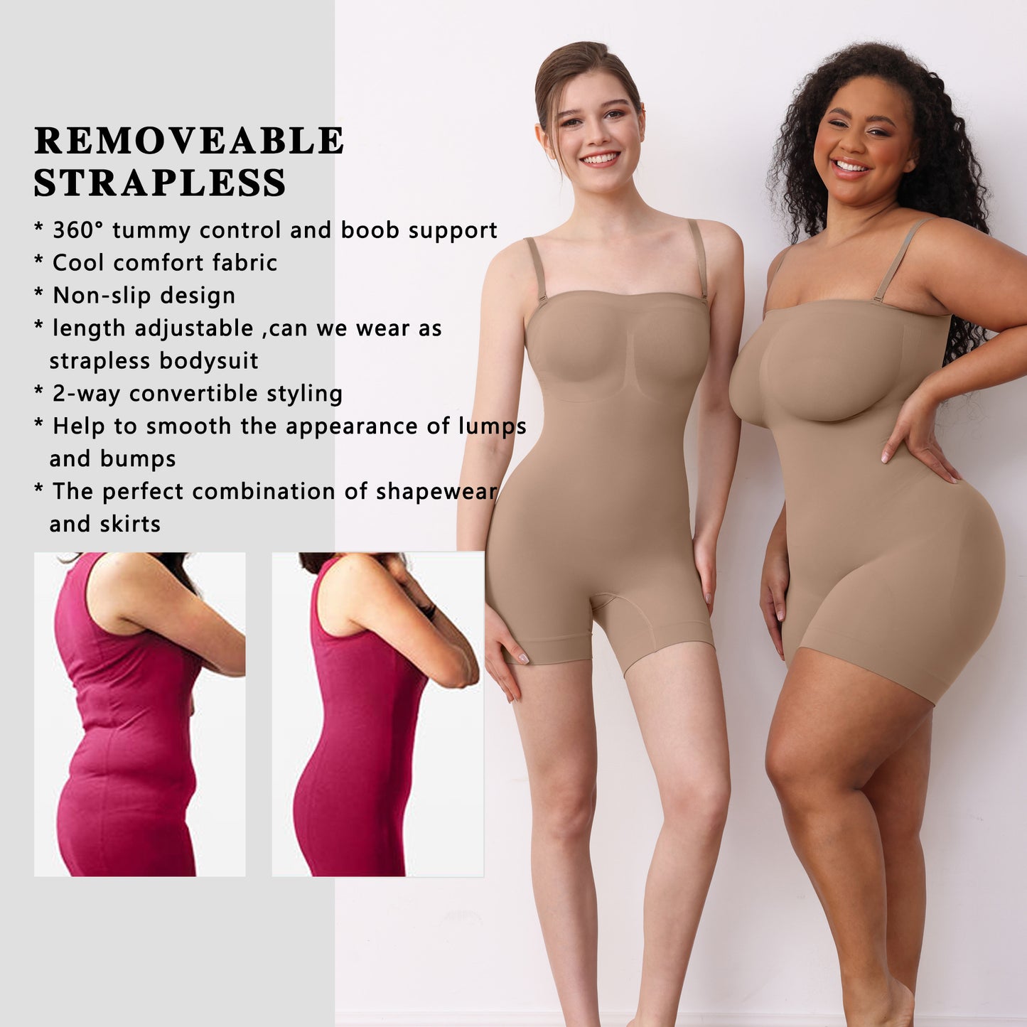 Slim Bodysuit for Women Slim Bodysuit for Women One-Piece Suit Women Seamless One-Piece Encryption High Quality One-Piece Bodysuit Skim Belly Contracting One-Piece Corset