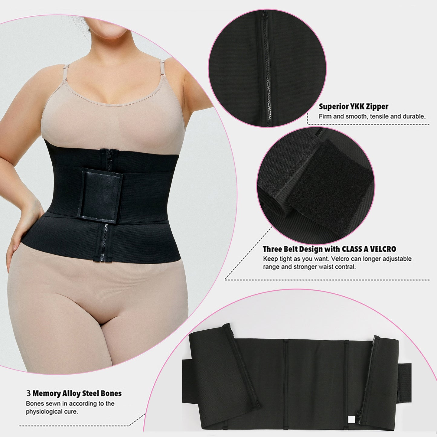 Slim Bodysuit for Women Slim Bodysuit for Women plus Size Girdle Belt Female Belly-Flattening Tool Postpartum Waist-Slimming Strong Girdle Belly Band Waist Trainer