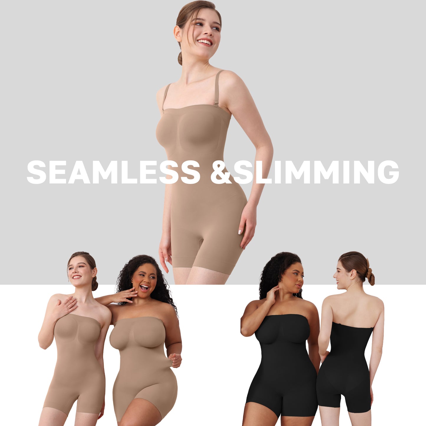 Slim Bodysuit for Women Slim Bodysuit for Women One-Piece Suit Women Seamless One-Piece Encryption High Quality One-Piece Bodysuit Skim Belly Contracting One-Piece Corset