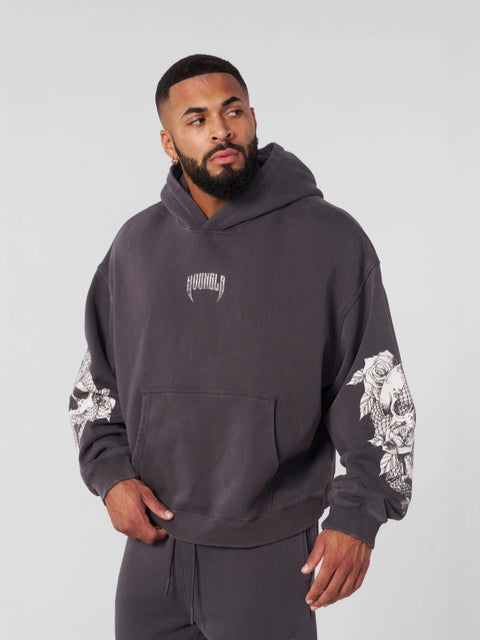 Youngla American Style Retro Fashion Brand Men's Hooded Sweater Autumn and Winter New Sports and Fitness Running Training Hoodie