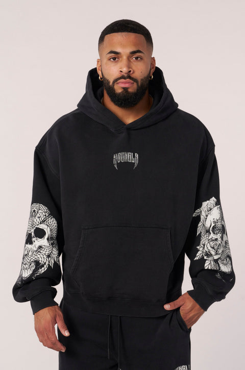 Youngla American Style Retro Fashion Brand Men's Hooded Sweater Autumn and Winter New Sports and Fitness Running Training Hoodie