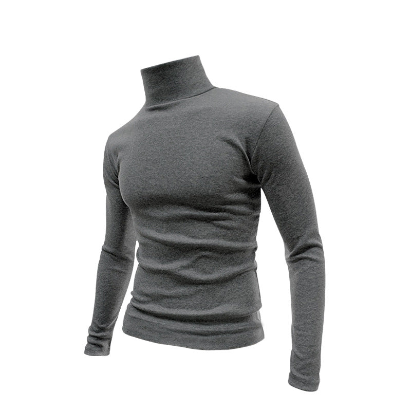 Men's Mock Turtleneck Sweater Long Sleeve Slim Fit Lightweight Soft Casual Pullover Stretch Knit Top