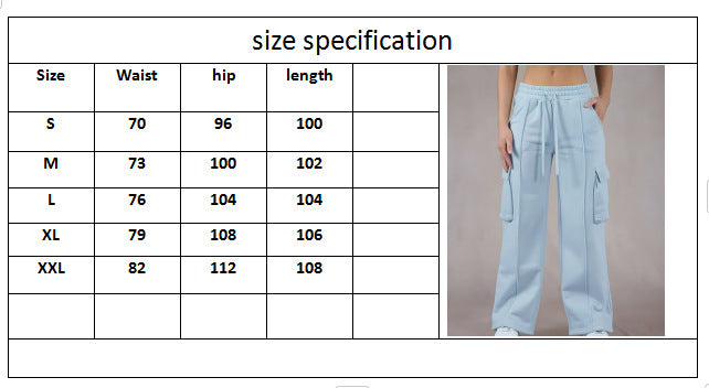 YOUNGLA New Women's Sweatpants Gym Bodybuilding Running Training Pants Cotton Terry Cargo Pants