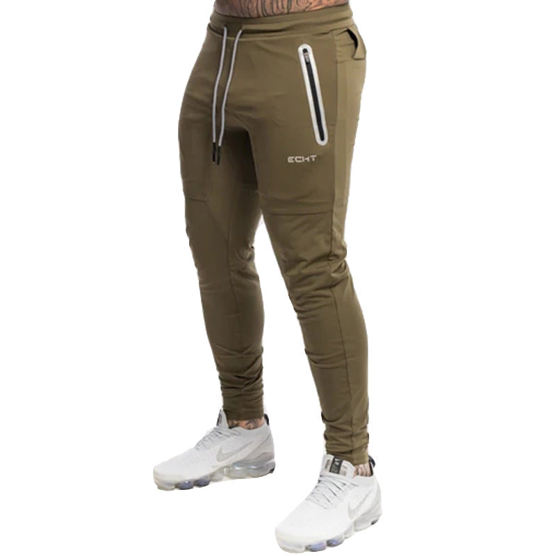 Muscle Fitness New Fitness Running Training Pants Men's Sports Outdoor Casual Pants Fashion Trend Pants