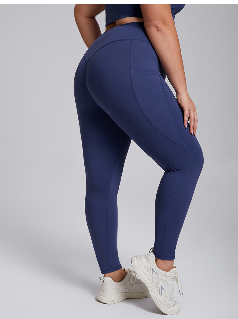 Leggings for Women Sexy plus Size Yoga Wear Suit Women's Tight Sportswear Two-Piece Bra Yoga Pants