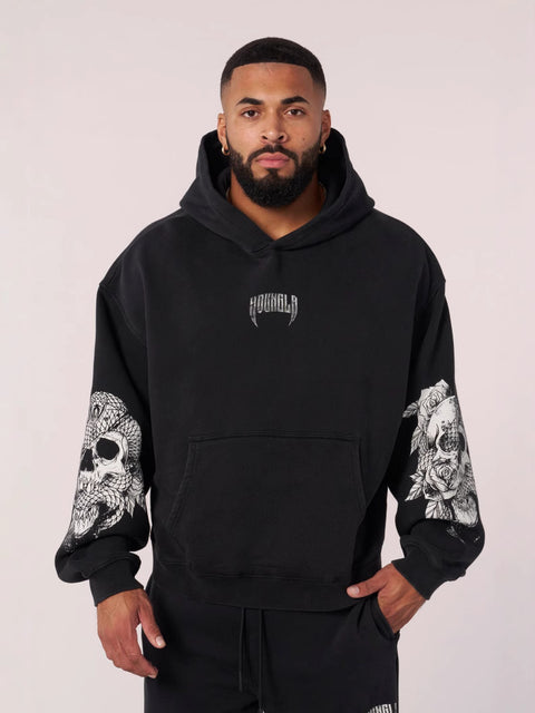Youngla American Style Retro Fashion Brand Men's Hooded Sweater Autumn and Winter New Sports and Fitness Running Training Hoodie