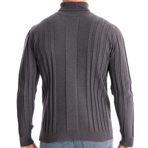 Mens Sweaters Turtleneck Cable Knitted Pullover Long Sleeve Slim Fit Chunky Casual Fall Winter Warm Cardigans