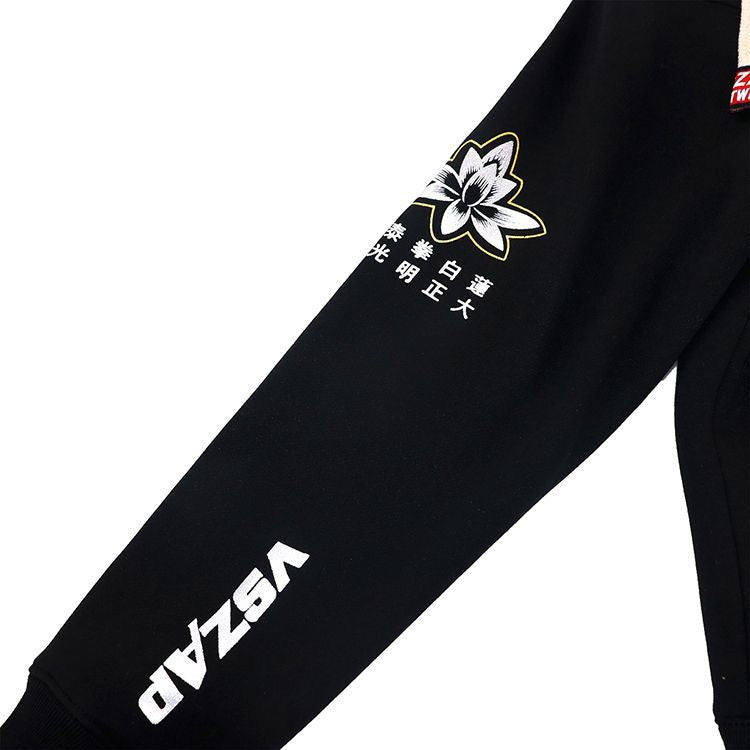 Vszap Fitness Zipper Sweater Autumn Broadcast Seeking Hoodie Muay Thai Fight Jacket Men's Fighting Lotus MMA Fleece-lined Warm