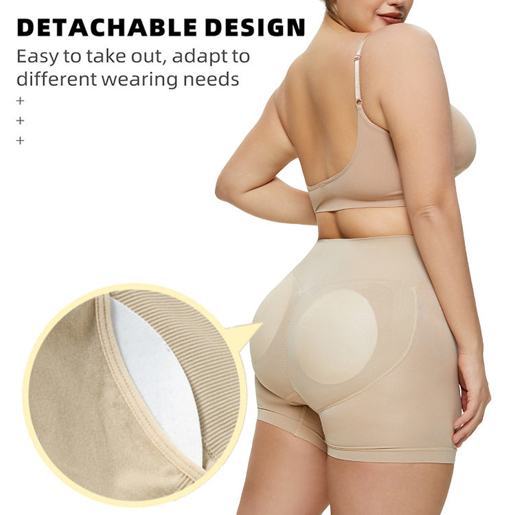 Slim Bodysuit for Women Summer Thin Belly Contraction Butt-Lift Underwear Powerful Postpartum High-Waist Sculpting Pants Corset Hip Fake Butt Bodybuilding Safety Pants