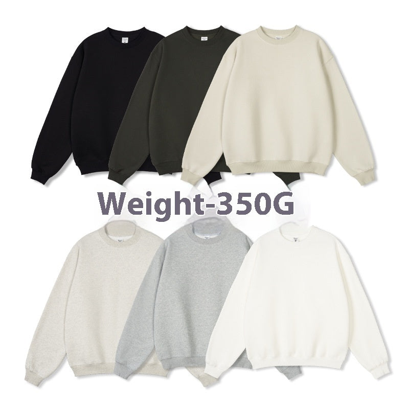 Men's Plush Sweatshirt Pure Cotton S-2XL Couple Style Autumn and Winter