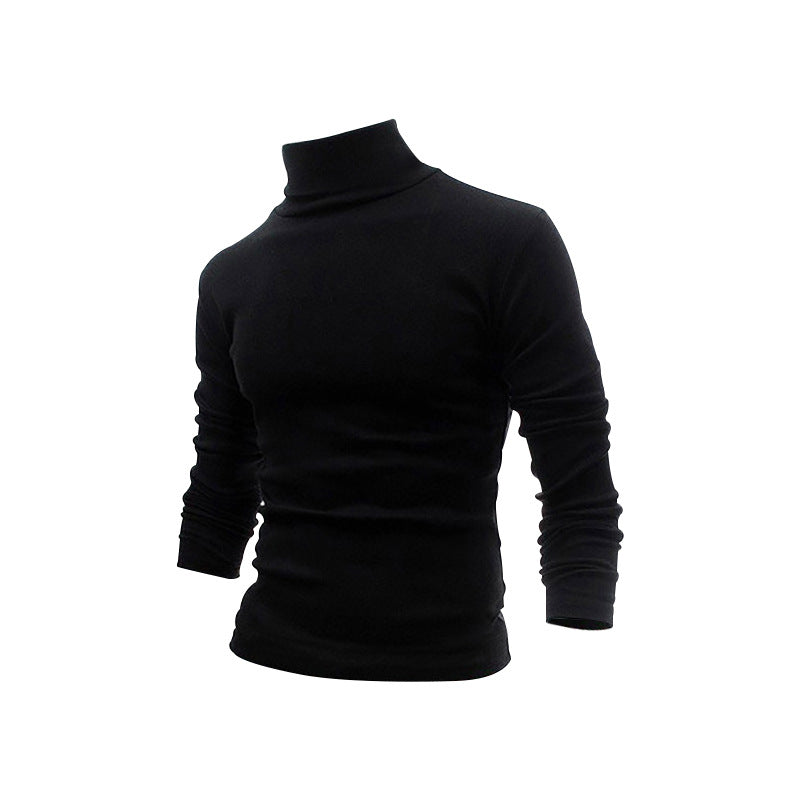 Men's Mock Turtleneck Sweater Long Sleeve Slim Fit Lightweight Soft Casual Pullover Stretch Knit Top