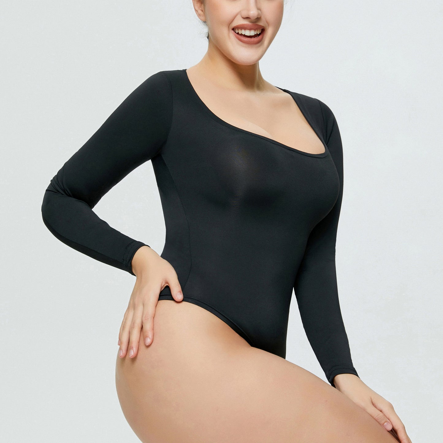 Slim Bodysuit for Women Slim Bodysuit for Women plus Size Women's Slim Bottoming Shirt T-shirt Long Sleeve Women's Jumpsuit Bodysuit Women's Shirt