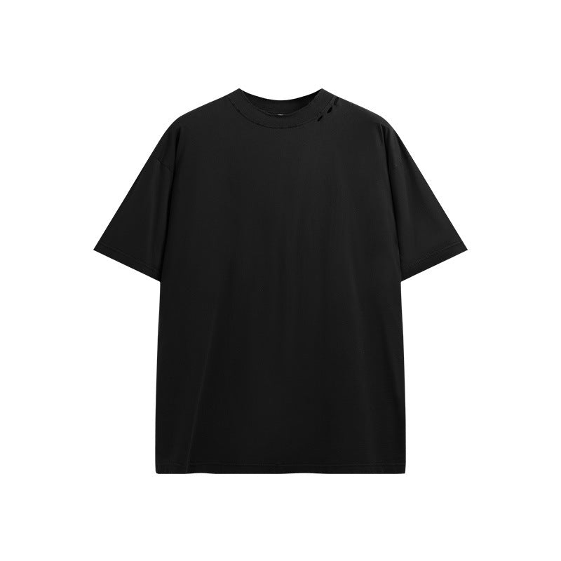 Men's T-shirt INF Men's Clothing | Fashion Brand Small Turtleneck and Embroidered Spring and Summer New Loose Worn Men's round Neck Short Sleeve