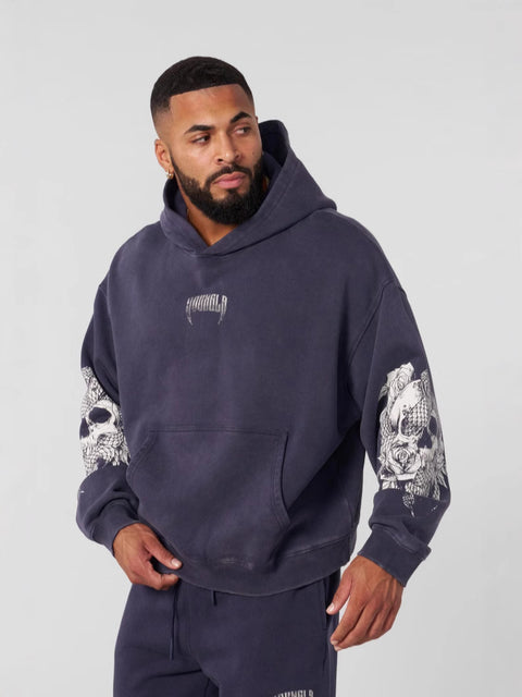 Youngla American Style Retro Fashion Brand Men's Hooded Sweater Autumn and Winter New Sports and Fitness Running Training Hoodie