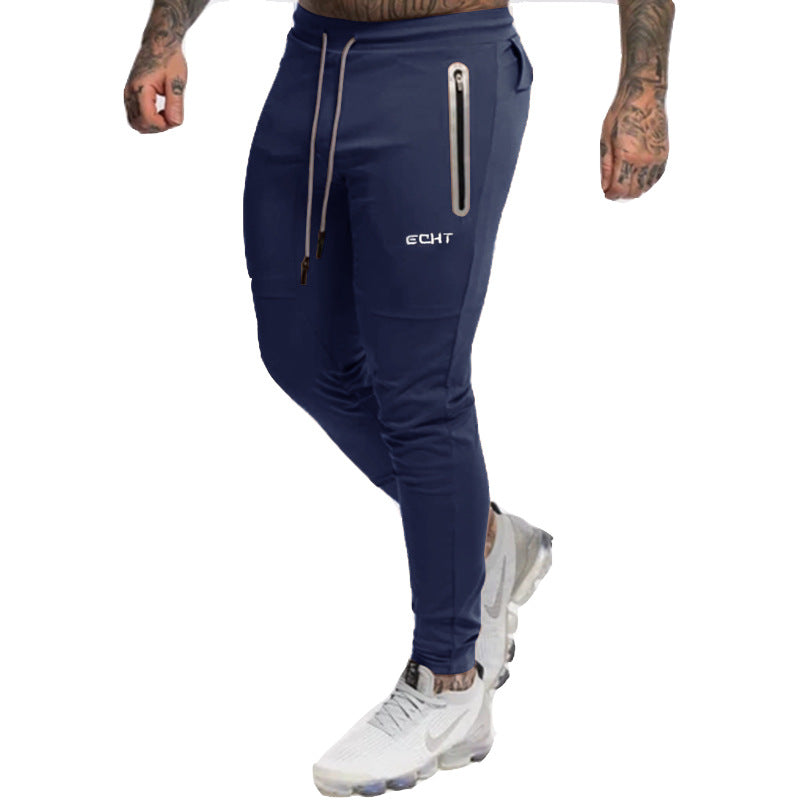 Muscle Fitness New Fitness Running Training Pants Men's Sports Outdoor Casual Pants Fashion Trend Pants