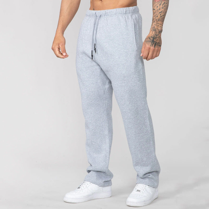 Youngla Men's Sports Pants Autumn and Winter New Gym Cotton Printed Ankle-Tied Leisure All-Match Sweatpants