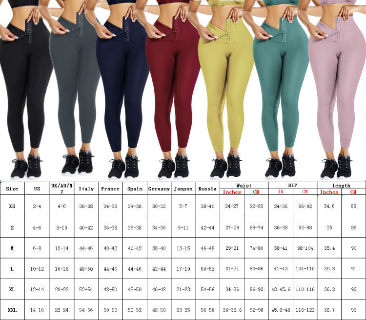 Slim Bodysuit for Women Slim Bodysuit for Women plus Size High Top Sports Belly Tight Pants Outer Wear Breasted Corset Bottoming Shark Pants Leggings