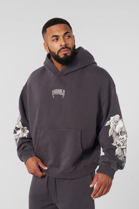 Youngla American Style Retro Fashion Brand Men's Hooded Sweater Autumn and Winter New Sports and Fitness Running Training Hoodie