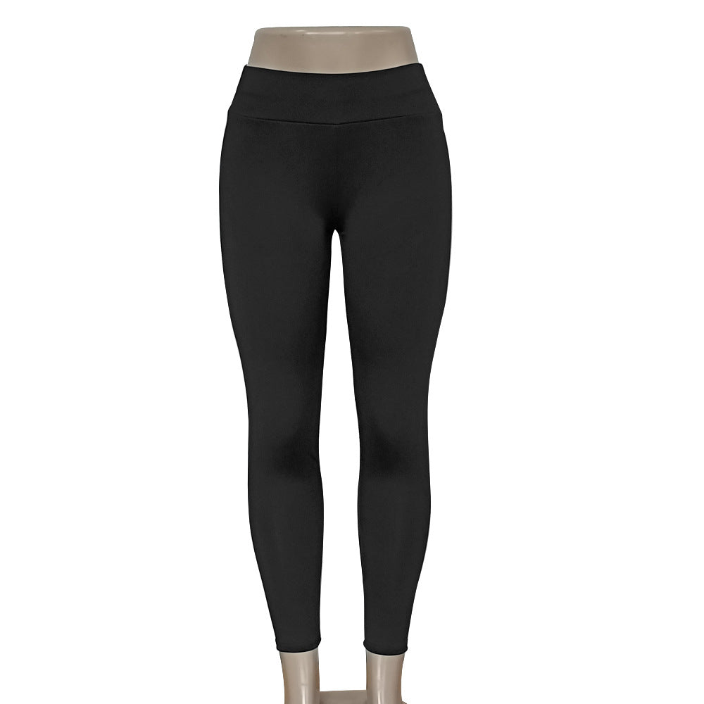 European and American Peach Hip Abdominal Pants Sports Yoga Pants Seamless Nude Feel High Waist Hip Lift Fitness Pants Bottoming Tights for Women