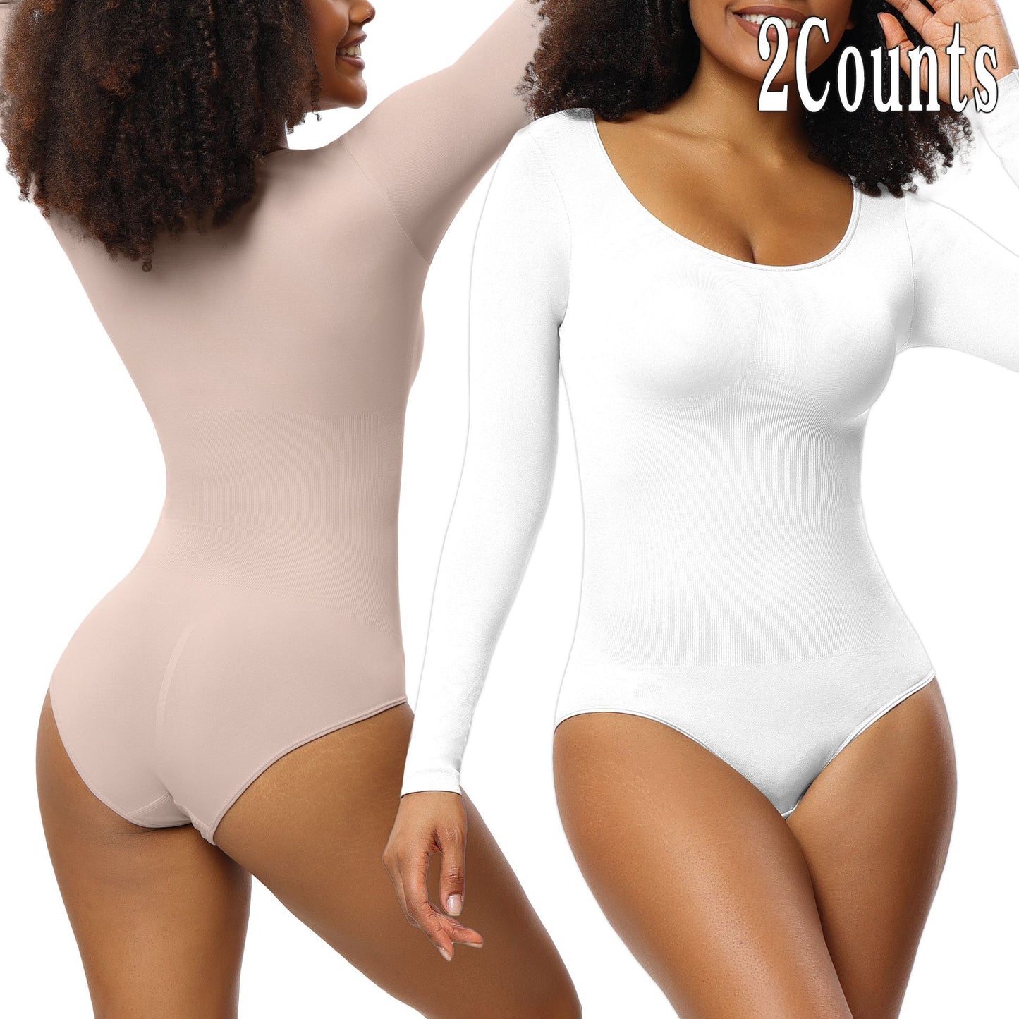 Slimming Bodysuit for Women Slimming Bodysuit for Women Bodysuit Women Bottoming Shirt Long Sleeve Corset Romper Underwear Body Shaper Seamless One-Piece Corset