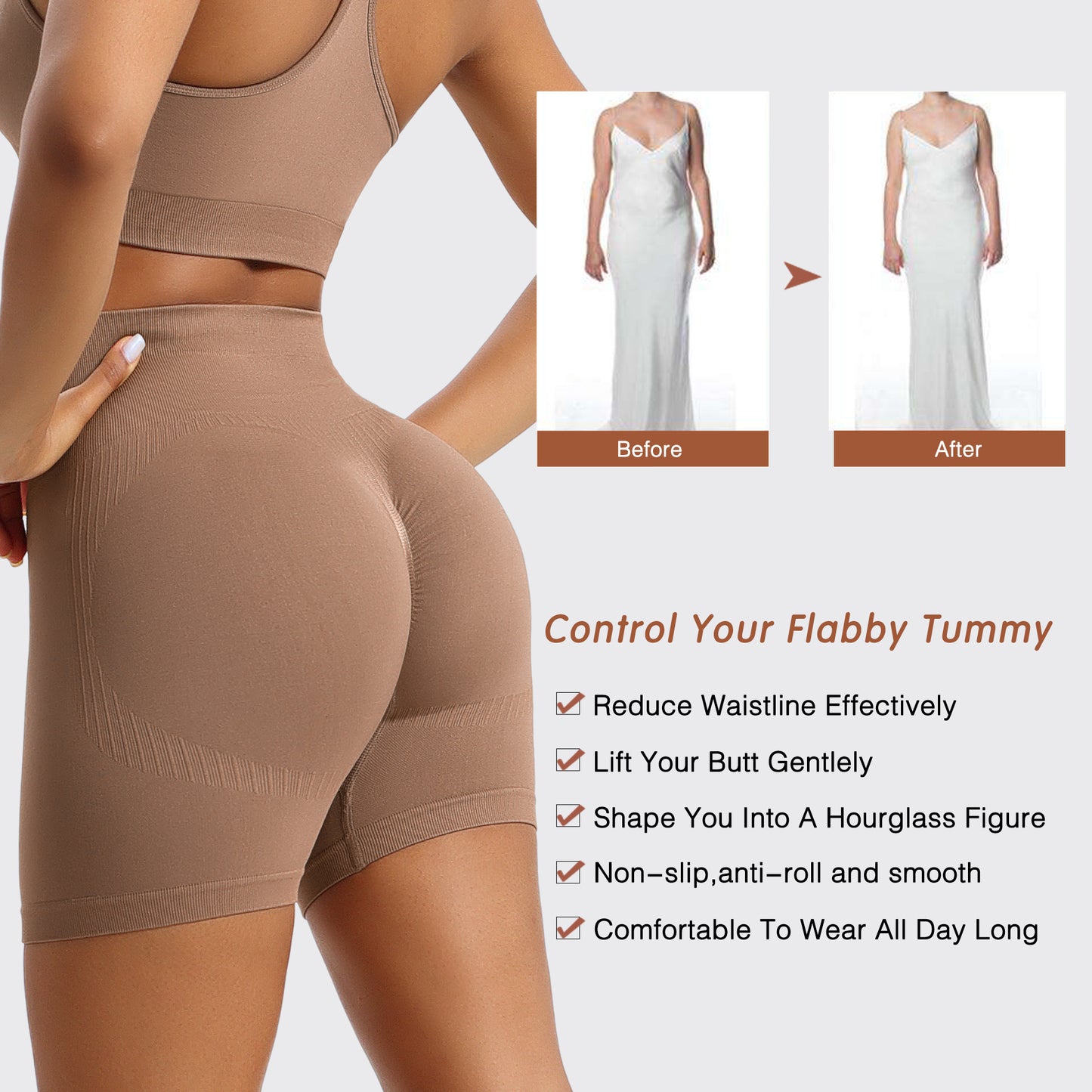 Slimming Bodysuit for Women Slimming Bodysuit for Women Large Size Belly Contraction Panties Women Butt-Lift Underwear High Waisted Tuck Pants Body Thin Shaping Pants Waist Safety Pants