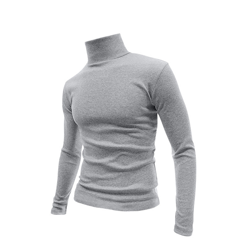 Men's Mock Turtleneck Sweater Long Sleeve Slim Fit Lightweight Soft Casual Pullover Stretch Knit Top