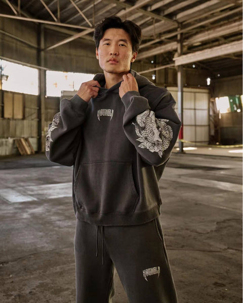 Youngla American Style Retro Fashion Brand Men's Hooded Sweater Autumn and Winter New Sports and Fitness Running Training Hoodie