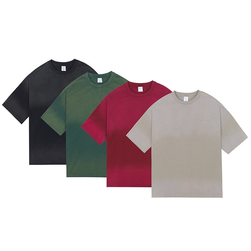 Men's T-Shirt - Short Sleeve Ombre Crew Neck Soft Fit Tee S - 2XL Fresh Classic Tee