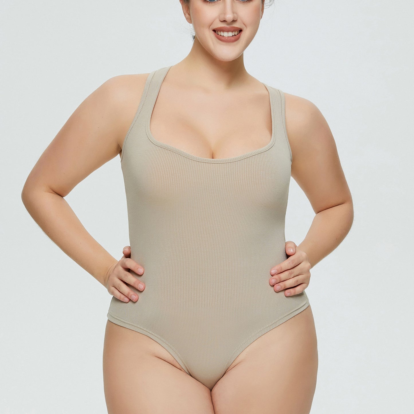 Slimming Bodysuit for Women plus Size Women's Sexy Siamese Vest T-Back Threaded Tight Women's Jumpsuit Jumpsuit