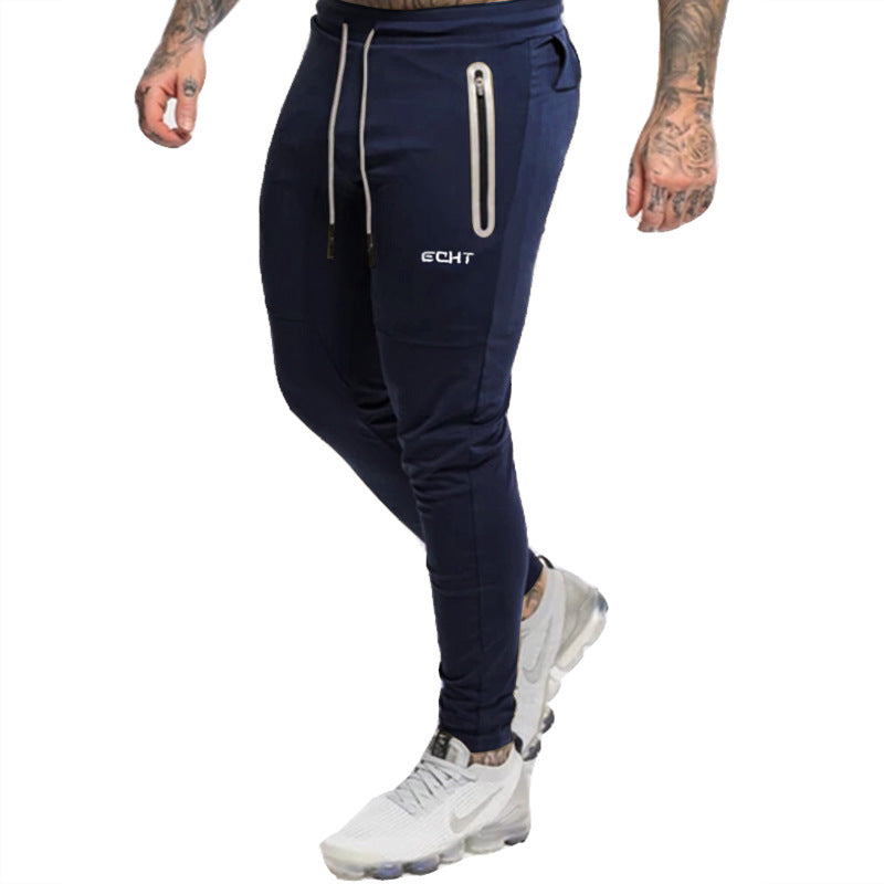 Muscle Fitness New Fitness Running Training Pants Men's Sports Outdoor Casual Pants Fashion Trend Pants