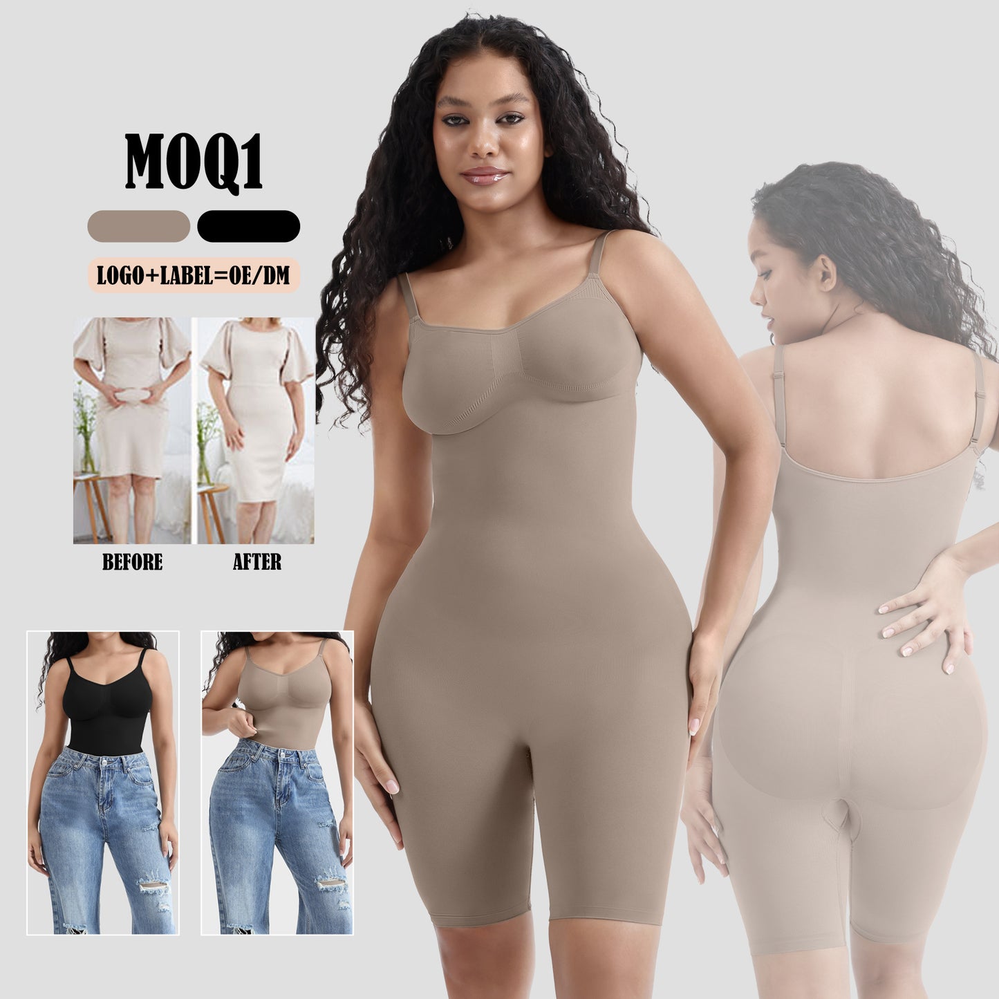 Slimming Bodysuit for Women Slimming Bodysuit for Women Skim Shapewear Women's Body Shapewear Hip Lifting and Waist-Slimming Open Corset Women's Enhanced Summer One-Piece Underwear