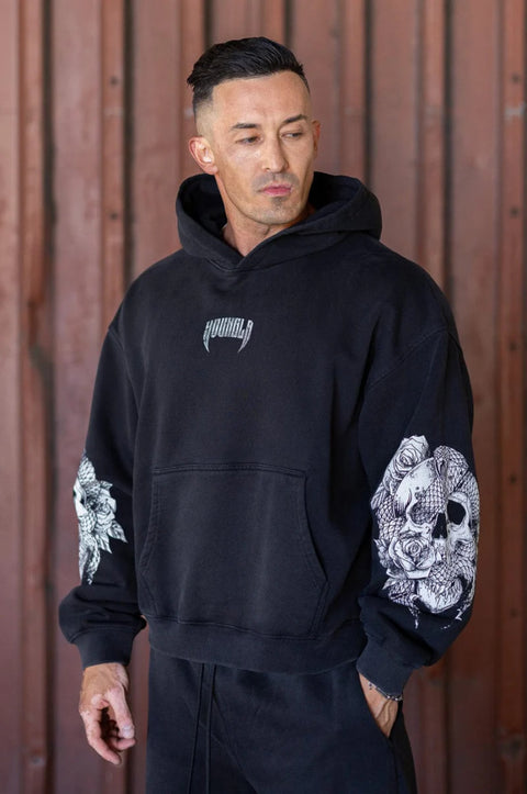 Youngla American Style Retro Fashion Brand Men's Hooded Sweater Autumn and Winter New Sports and Fitness Running Training Hoodie