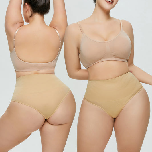 Slim Bodysuit for Women Large Size Belly Contraction Underwear Women's Seamless High Waist Postpartum Shaping Pants Abdominal Pants Hip Lifting Shaping Underwear